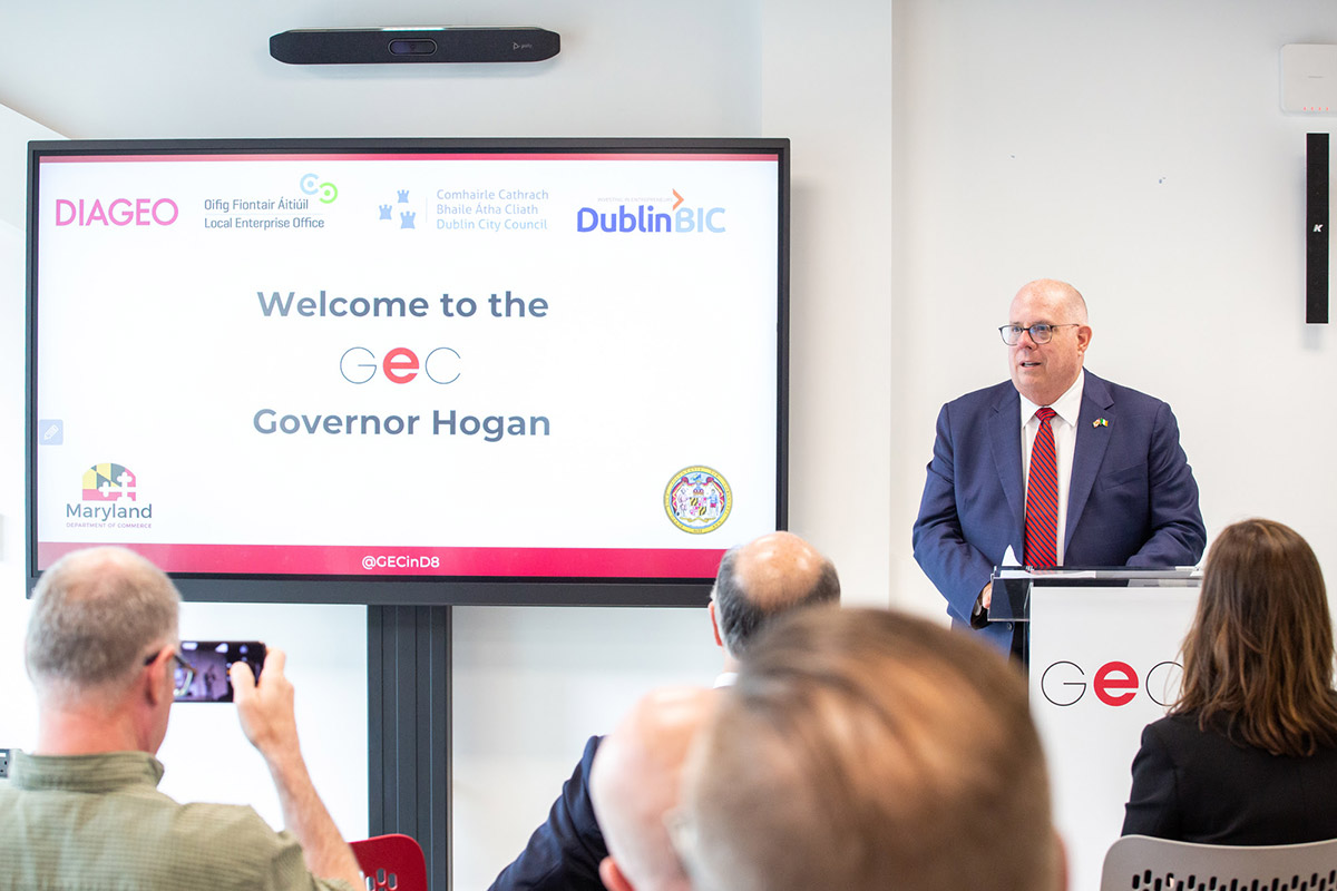 Governor Hogan Announces Partnership Between Maryland’s Global Gateway Initiative and Guinness Enterprise Centre in Dublin